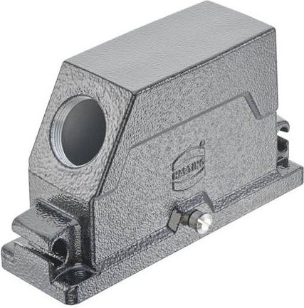HARTING Tüllengehäuse aus Aluminium in Schwarz 19 40 524 1682 19405241682 - Bild 1