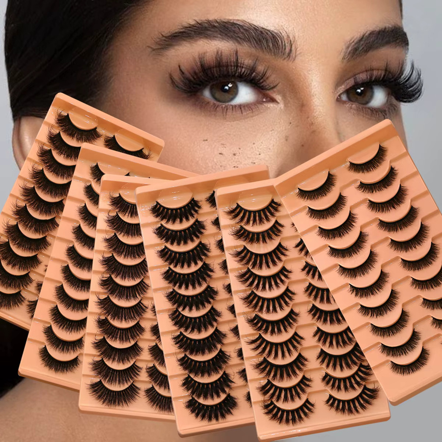 Lasvirey Künstliche Wimpern, 5D Flauschig, Unisex - Bild 2