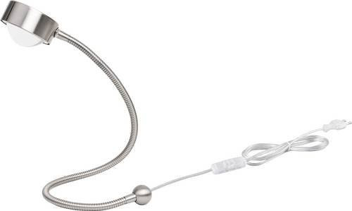 LightMe LM85832LM85832 LED-Tischlampe in Silber mit Glas und Metall, verstellbar, warmweiß - Bild 1