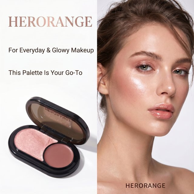 Herorange Multifunktions-Creme, Nude, Schimmernd Matt - Bild 1