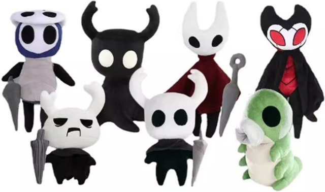 Bandai Hollow Knight Teufelspuppe, Plüschfigur, Schwarz - Bild 1