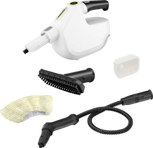 Kärcher Home & Garden SC 1 Multi Comfort Dampfreiniger in Weiß mit Verlängerungsschiene und Display - Bild 1