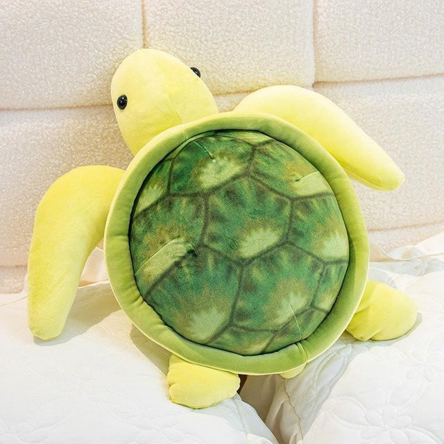 Grüne Schildkrötenpuppe, Plüschtier, Grün - Bild 1