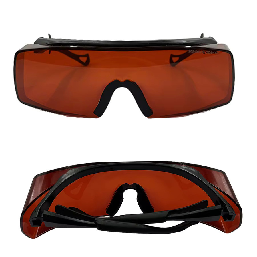 Laserschutzbrille leeyongin für Blau- und Grünlaser 405nm 445nm 450nm 532nm mit CE-Zertifizierung, getönt - Bild 2