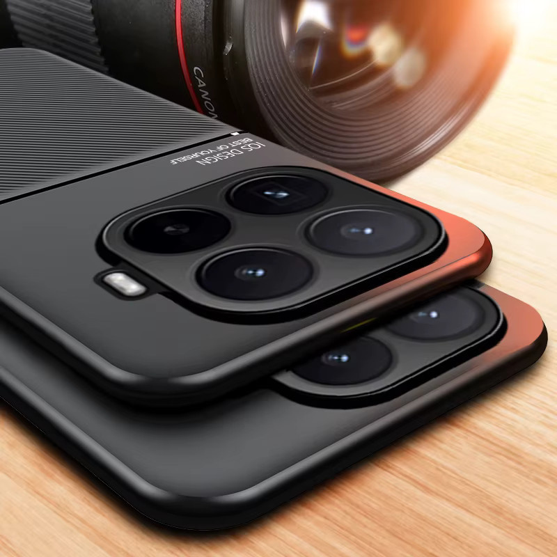 Stoßfeste Leder-Schutzhülle für Xiaomi 17T, 15T Pro und MI 15T mit magnetischer Autohalterung in Blau oder Schwarz - Bild 3