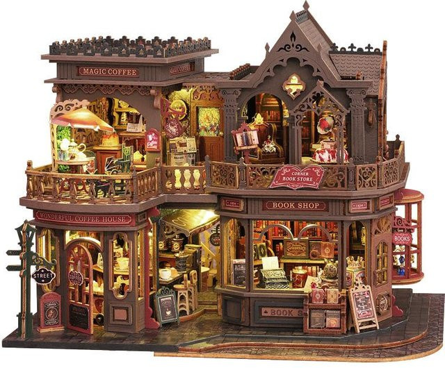 Linyi toy car Holz DIY Puppenhaus Miniaturmöbel, Bauspielzeug, ab 14 Jahren - Bild 1