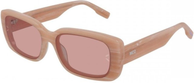 McQ MQ0301S Sonnenbrille, Vollrand, Square, Kunststoff, Pink/Grey, Unisex - Bild 1