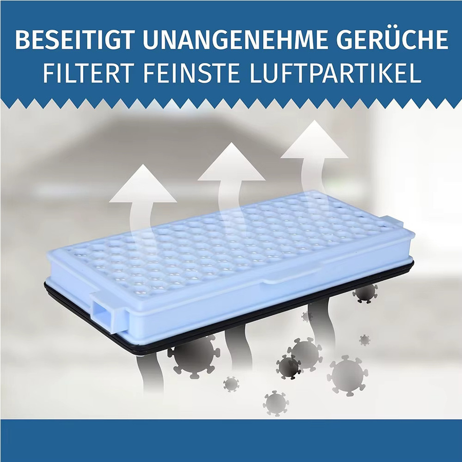 Miele HEPA AirClean Ersatzfilter SF-AA50 SF-AAC50 für Staubsauger C3 S4 S5 S6 S8 S4000 S5000 S6000 S8000 Cat&Dog in Schwarz - Bild 2