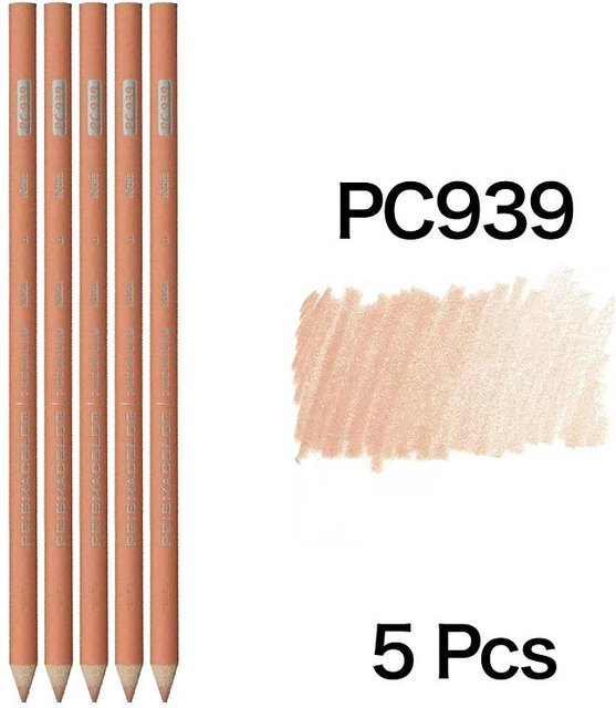 PRISMACOLOR Premier Art Professional Ölige Buntstifte Set mit 5 Stück in Schwarz, Weiß und Beige - Bild 1