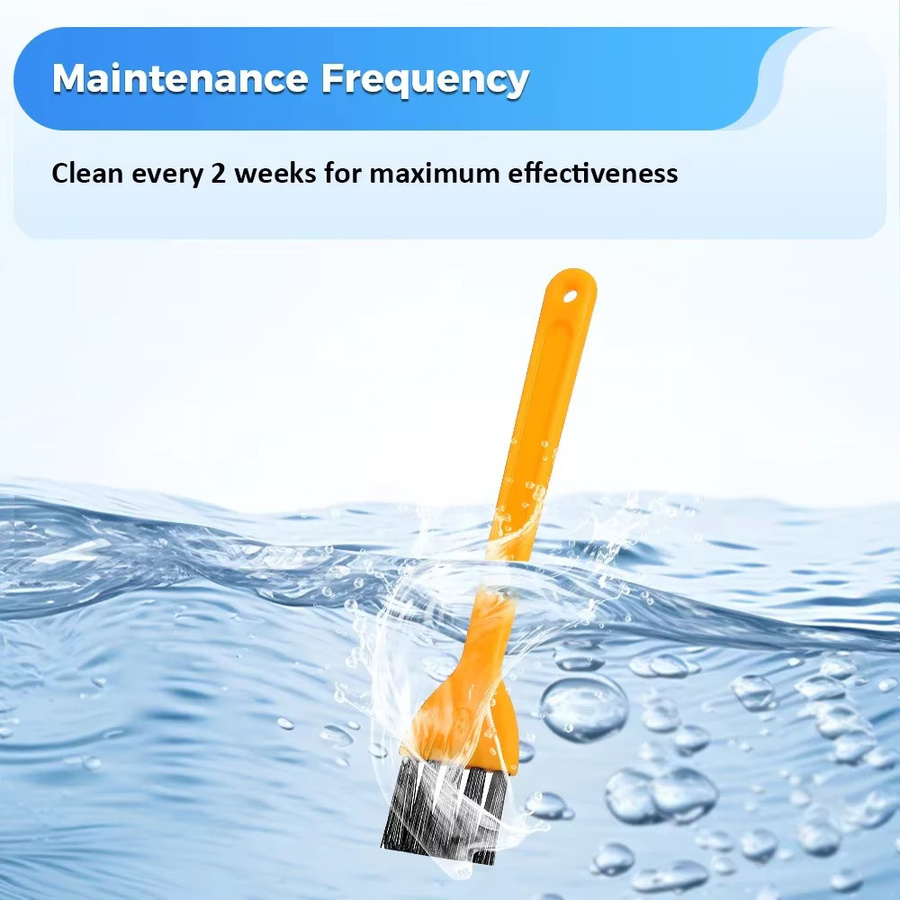 WINDNINJA Universelle Staubsauger-Reinigungsbürste in Orange für Roborock und Dyson V7 V8 V11 DC28 DC37 mit Filter für die effiziente Fugenreinigung - Bild 2