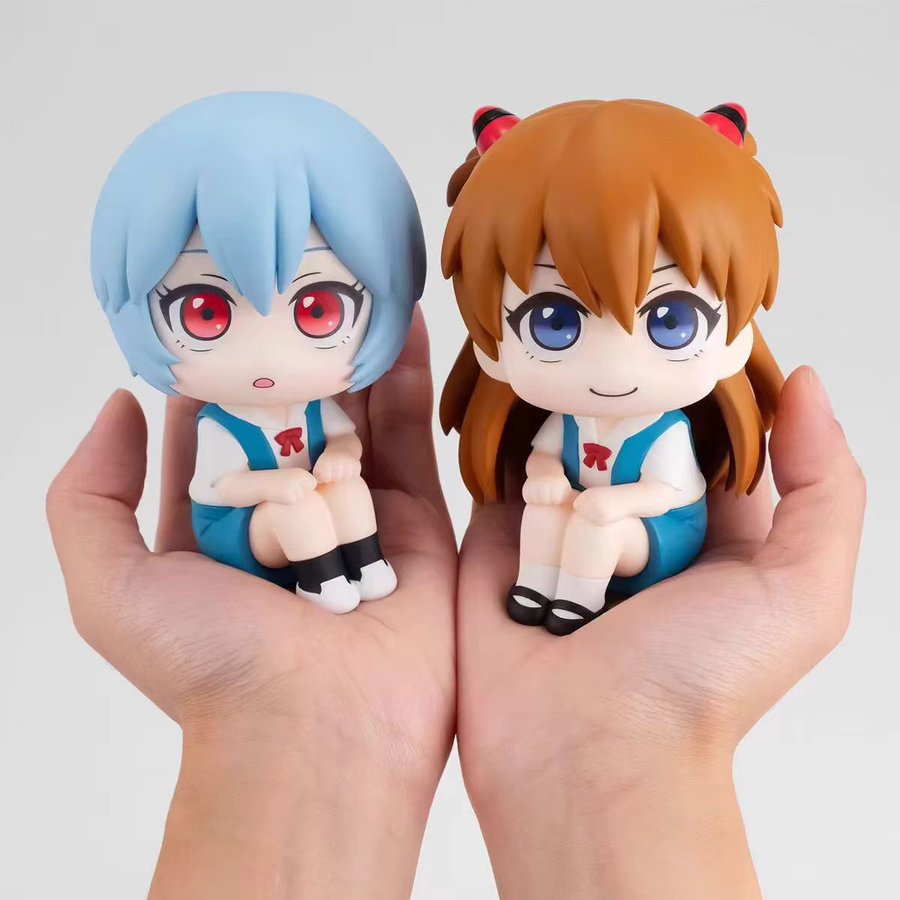 Bandai Evangelion Ayanami Rei Souryuu Asuka Langley Look Up, Action Figur, 10cm - Bild 4