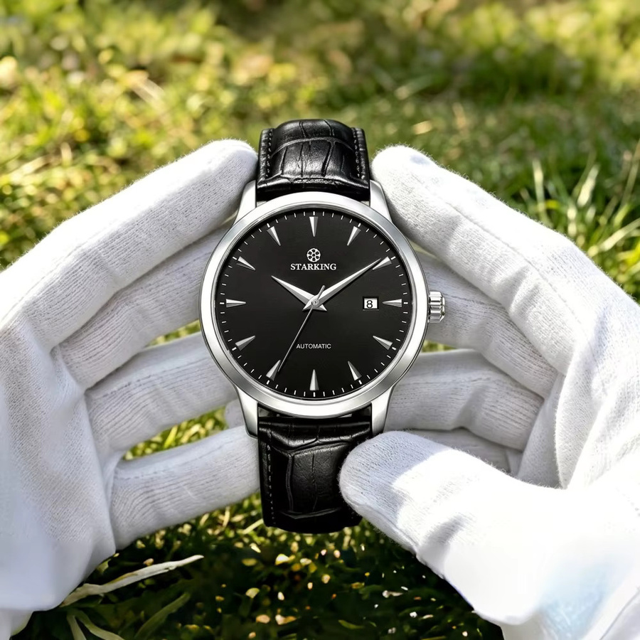 STARKING Armbanduhr Automatik, Edelstahl, Saphirglas, Datum, Herren - Bild 5