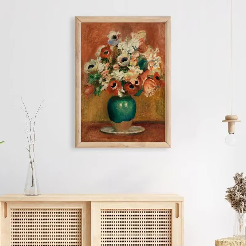 Botanische Wandkunst Stillleben Zitrus und Zitrone als Vintage Bauernhaus Wandmalerei im Landhausstil, Mehrfarbig, Rechteckig - Bild 2