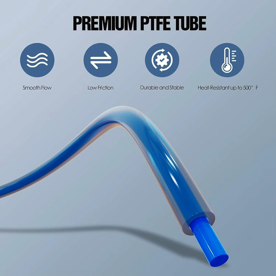Bambu Lab PTFE-Schlauch für 1,75 mm Filament mit Schneider für Extruder, Innendurchmesser: 2,5 mm, Außendurchmesser: 4 mm, passend für Bambu Lab A1, P1P, P1S und X1C - Bild 2