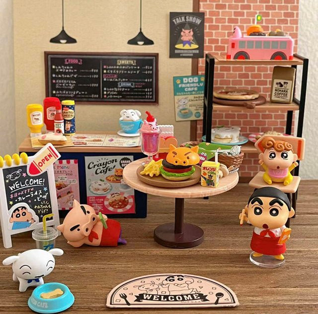 Bandai Xiaoxin Café Dessert Shop Nachmittagstee Blind Box, Miniatur-Modell Szenen-Dekoration, Spielzeug - Bild 1