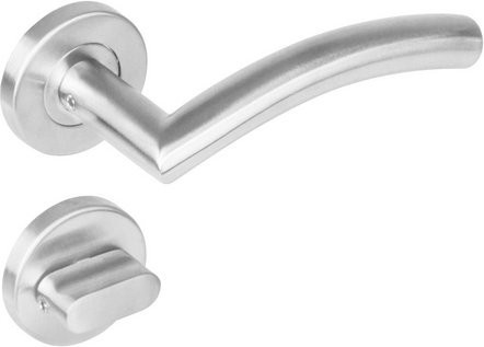 Intersteel Türdrücker Lisa in Edelstahloptik Silber, Durchmesser: 53 mm, Stift: 8 mm - Bild 1