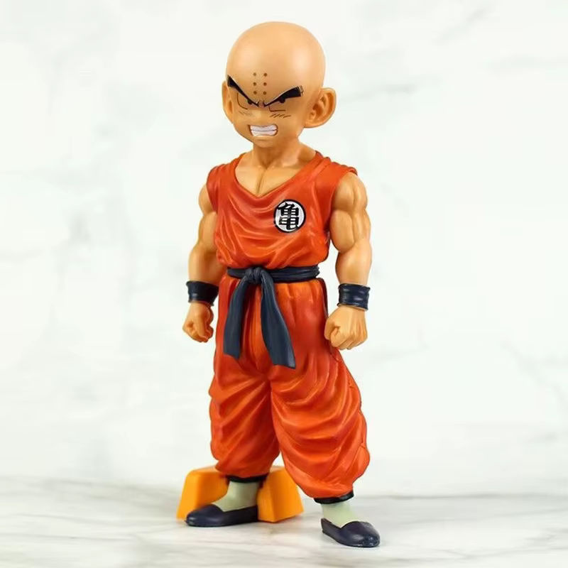 Bandai Dragon Ball Z Anime Figur Krillin aus Kunststoff in Orange, Höhe: 16 cm - Bild 2