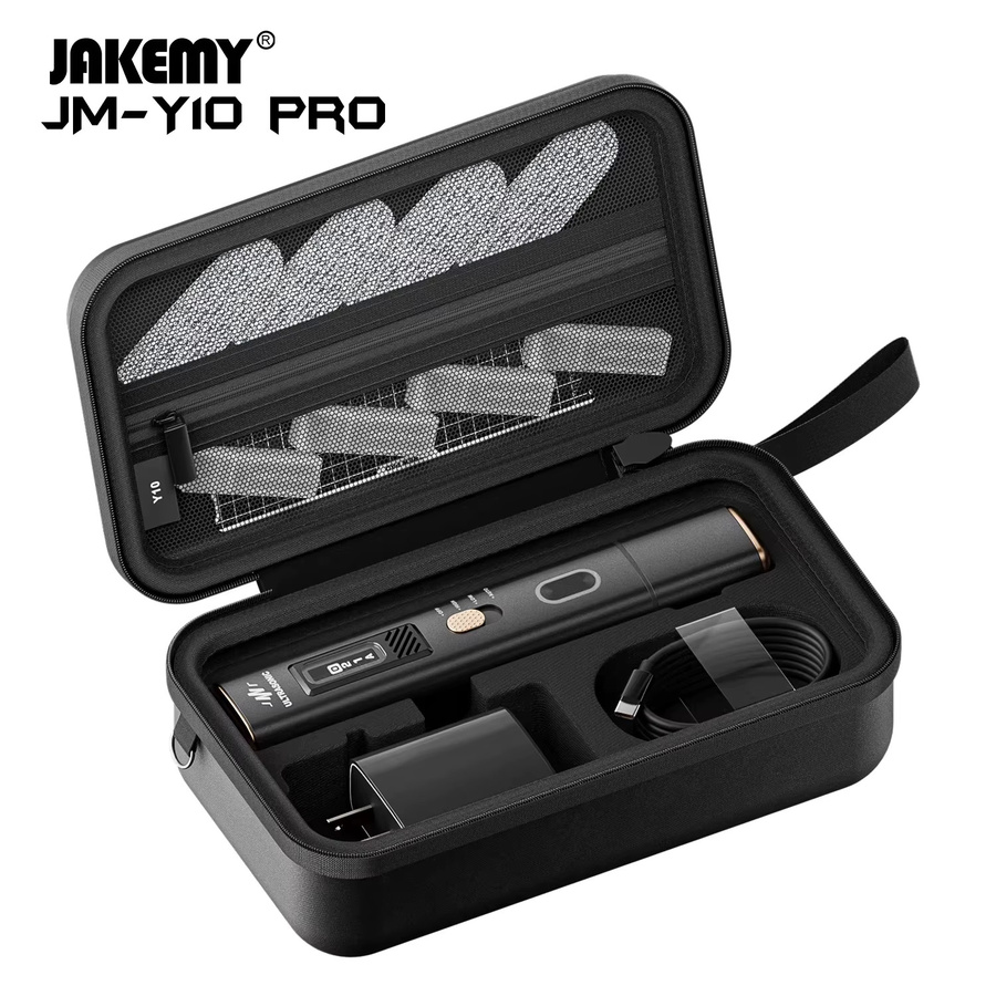 TEBAK JM-Y10 PRO Ultraschall-Schneidegerät 30W 40KHz Handgehaltenes Elektrisches Schneidewerkzeug in Schwarz für 3D-Drucke, Acryl, Kunststoff und Holz - Bild 3