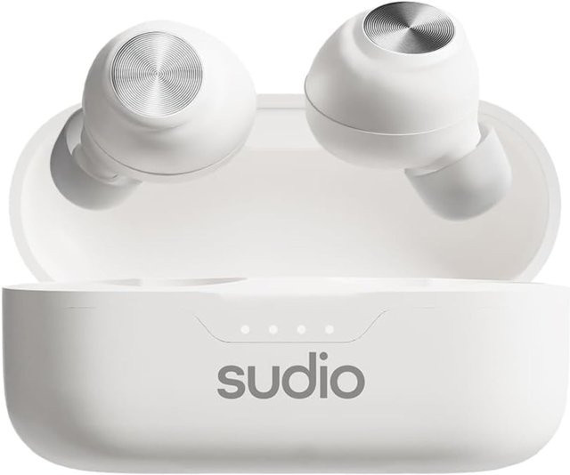 Sudio T3 Kabellose In-Ear Kopfhörer mit Bluetooth 5.4 und ENC Geräuschunterdrückung in Weiß - Bild 1