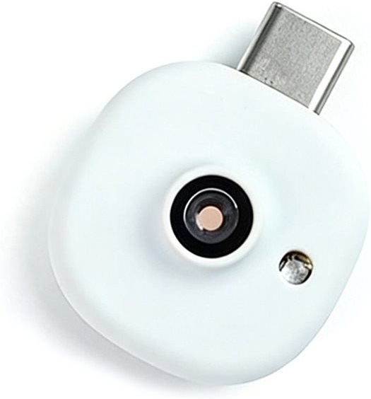 ABGI UV-Kamera für USB-C Smartphones, tragbares Mini-Gesichtstestgerät zur Überprüfung des Sonnenschutzes, Weiß - Bild 1