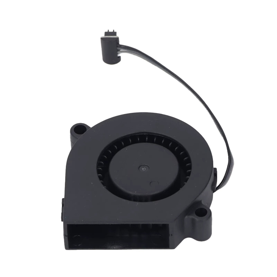 Qiilu 3D-Drucker-Lüfter 5015 Gebläse mit Doppelkugellager für Bambu Lab P1P P1S, 24 V, Schwarz - Bild 2