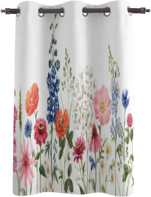 Fenstervorhang Super Six mit Musiknoten-Design in Weiß, Breite: 135 cm, Höhe: 60 cm - Bild 1