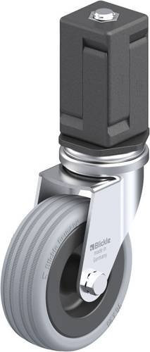 Blickle LRA-VPA 75G-EV07 Lenkrolle mit Rad-Durchmesser 75 mm und einer Tragfähigkeit von max. 60 kg in Schwarz-Grau - Bild 1