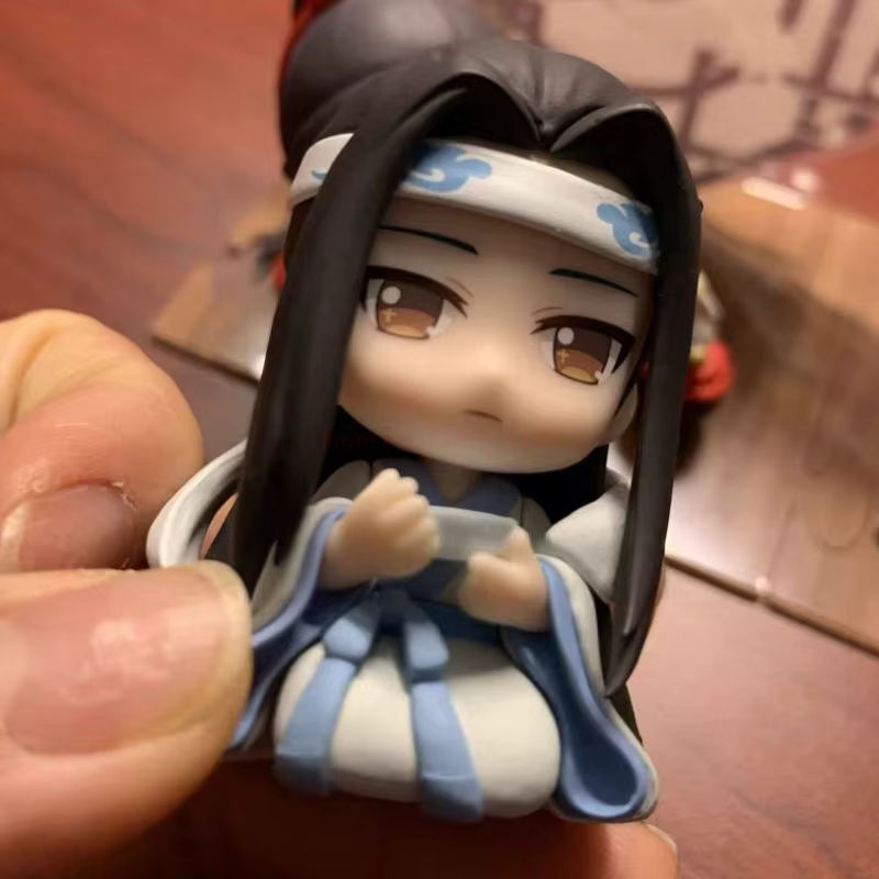 Bandai Anime Figuren Mo Dao Zu Shi Wei Wuxian und Lan Wangji als dekorative Kunststoff Modelle, mehrfarbig, Höhe: 6 cm - Bild 4