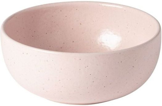 Costa Nova Pacifica Suppen- und Müslischalen aus Keramik, Set mit 12 Stück, Weiß und Pink, Durchmesser: 15,3 cm, Höhe: 6,3 cm, 625 ml - Bild 1