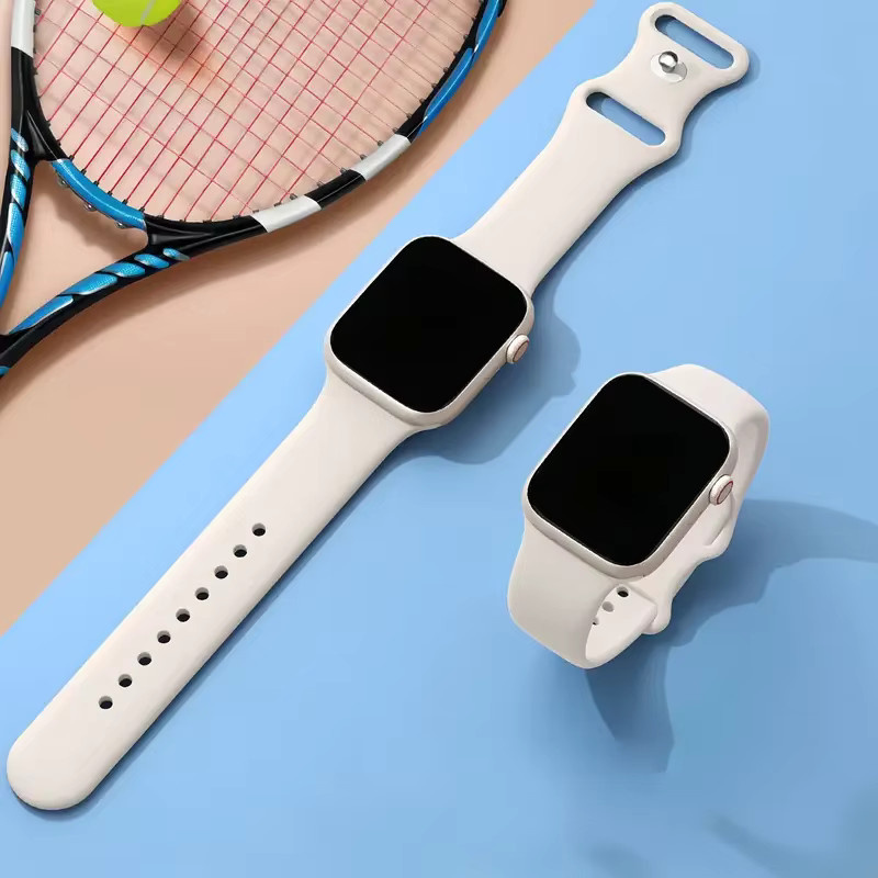 Sportarmband Silikon, Weiß, Unisex - Bild 2