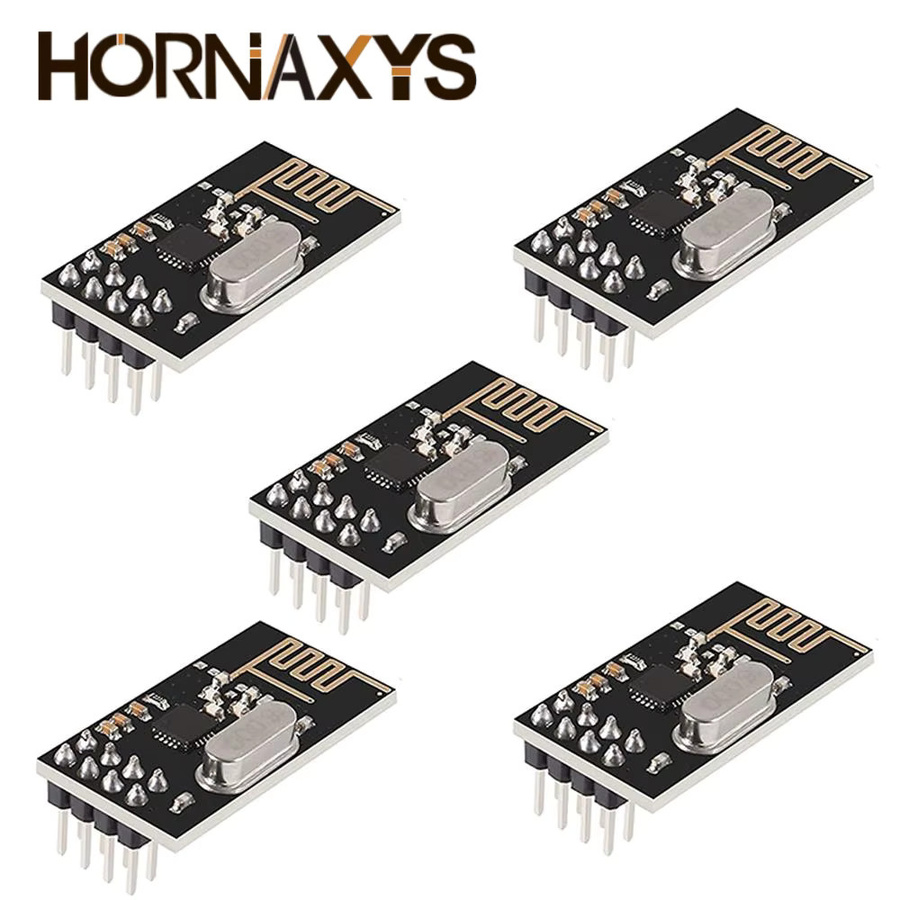HORNAXYS NRF24L01 2,4 GHz RF Transceiver Modul für Arduino DIY, Schwarz - Bild 2