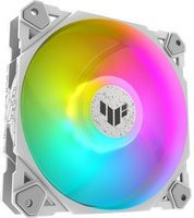 Asus TUF GAMING TF120 ARGB Gehäuselüfter Weiß mit Multicolour LED-Beleuchtung - Bild 1