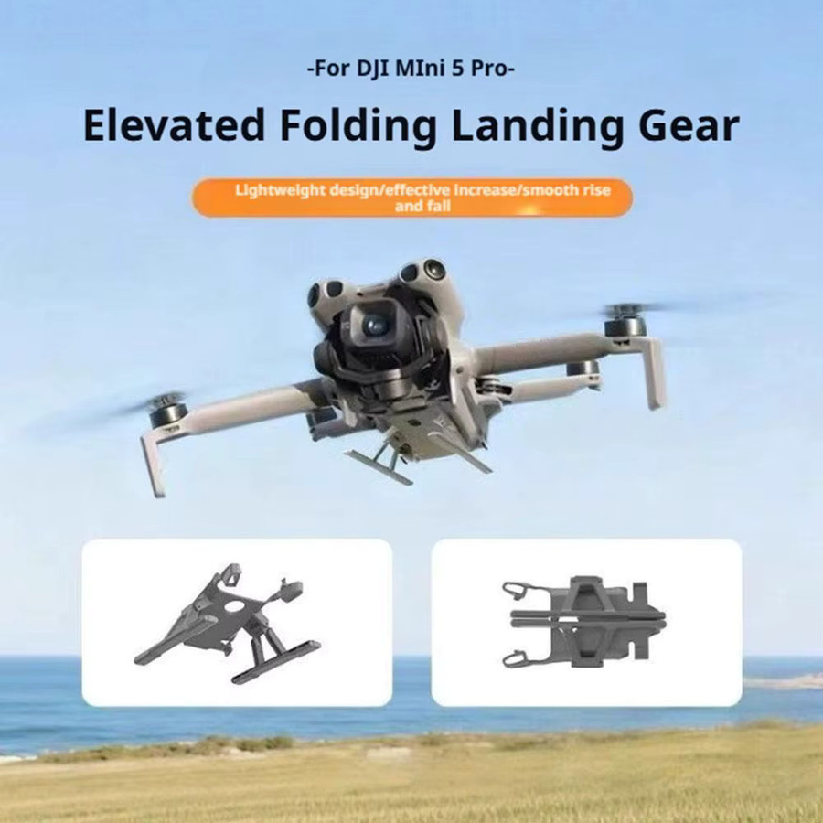 DJI Mini 5 Pro Stativ-Schutzbeine in Grau zur Gimbal-Unterstützung und zum Kratzschutz - Bild 5
