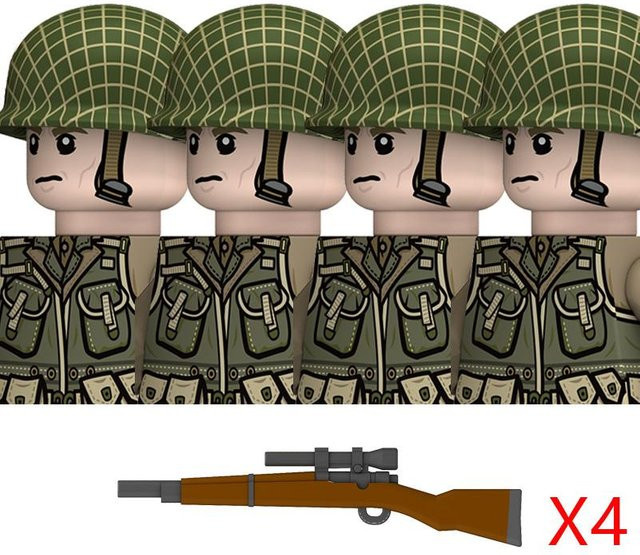 Yiran toy WK2 Amerikanische Ranger Militärsoldaten Bausteine ab 14 Jahren - Bild 1
