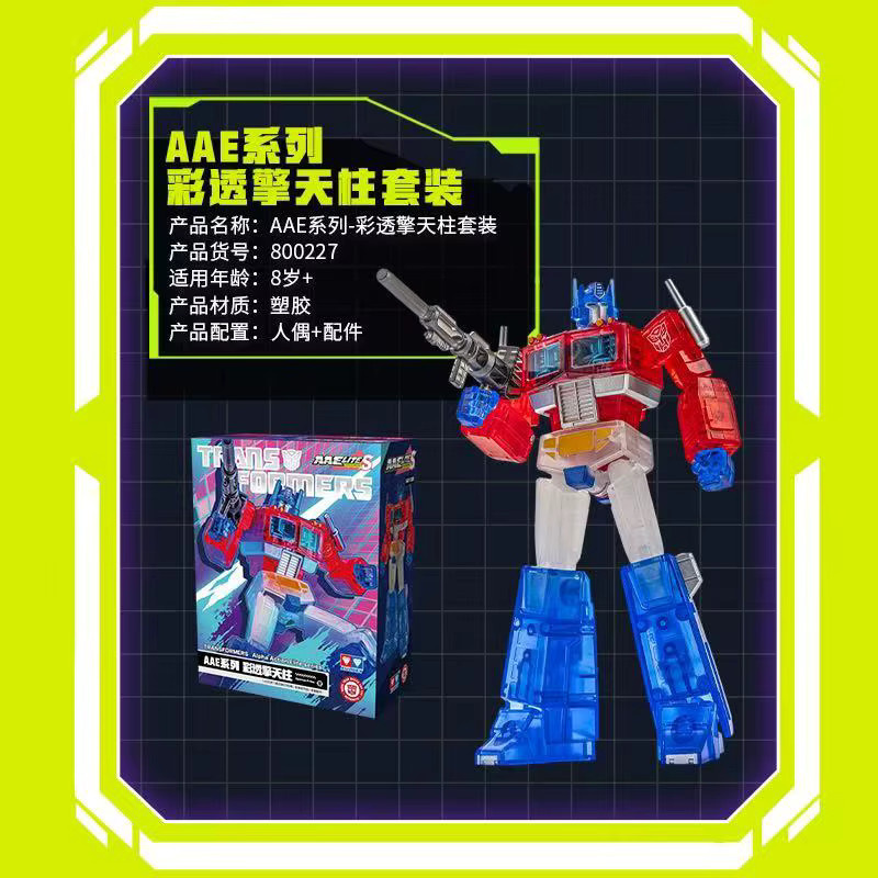 AULDEY Transformers Optimus Prime, Action-Anime-Figur, transparent, ab 8 Jahren - Bild 5