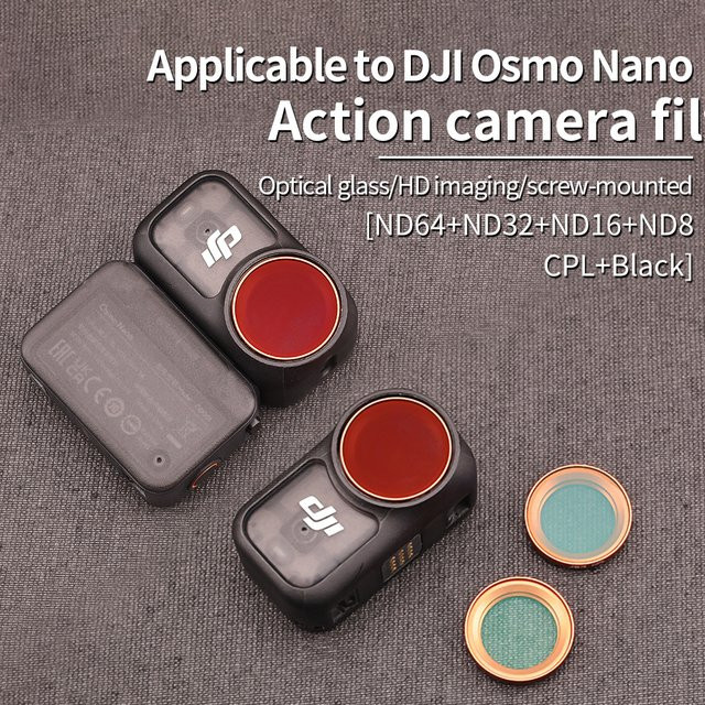 DJI NANO Kamera Filter Set mit CPL UV ND Filtern und Aluminium Legierung Rahmen für DJI OSMO NANO Action Kamera Zubehör - Bild 1