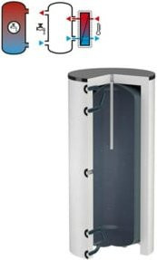 Flamco Ladespeicher LS mit emailliertem Tank, weiß, 750 l - Bild 1
