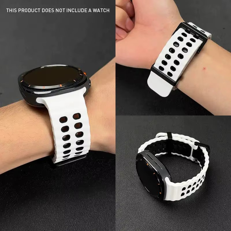 Samsung Galaxy Watch 8 Armband, Silikon, blue - Bild 1