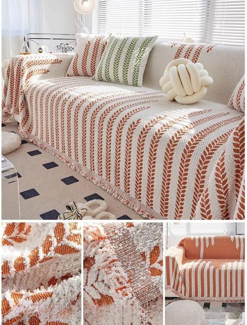 Luxuriöser Sofabezug aus Flanell und Fleece für Herbst und Winter, Super Six, B/B: 180 x 130 cm - Bild 1