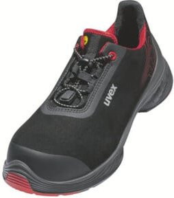 Uvex Sicherheitsschuhe Halbschuhe S3 Schwarz Rot Größe 51 Weite 14 - Bild 1