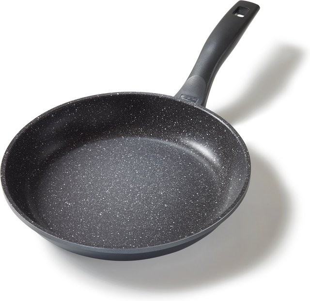 STONELINE Bratpfanne aus Aluguss mit Steinpartikel-Beschichtung, Schwarz, Durchmesser: 26 cm, Induktionsgeeignet - Bild 1