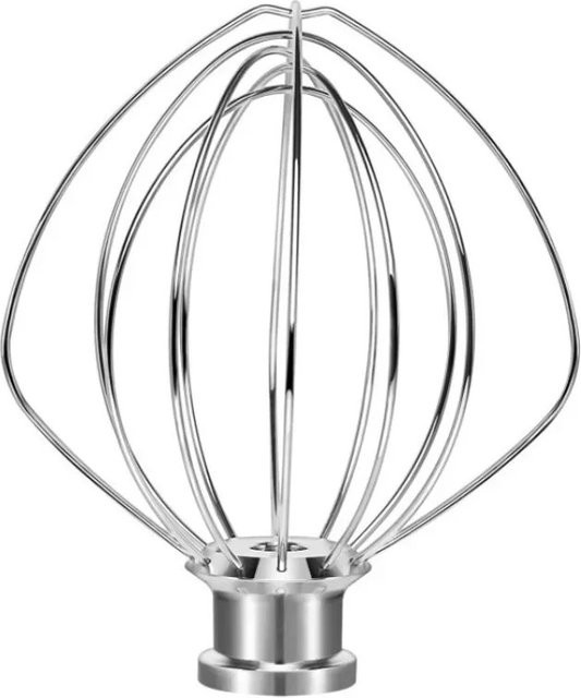 KitchenAid Edelstahl-Drahtschneebesen in Silber für 4,5QT K45WW Standmixer - Bild 1