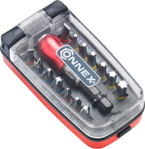 Connex Bit-Set 1/4 Zoll Sechskant aus Stahl in Silber und Multicolour - Bild 1