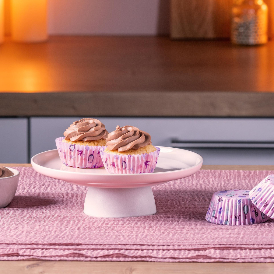 Zenker Muffinförmchen Prinzessin aus Papier, Pink, 50 Stück, Durchmesser: 5 cm - Bild 2