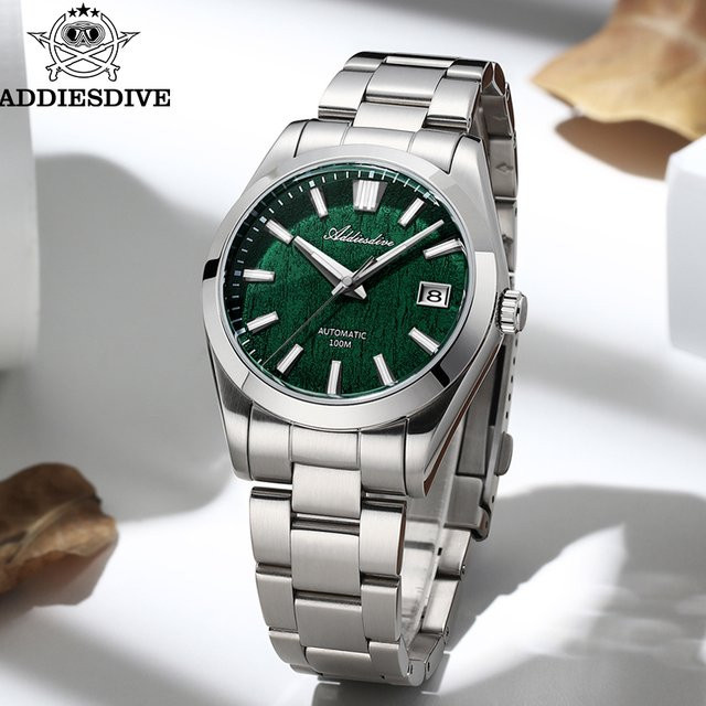 ADDIESDIVE Armbanduhr Automatik, Edelstahl, Schwarz, Herren - Bild 1