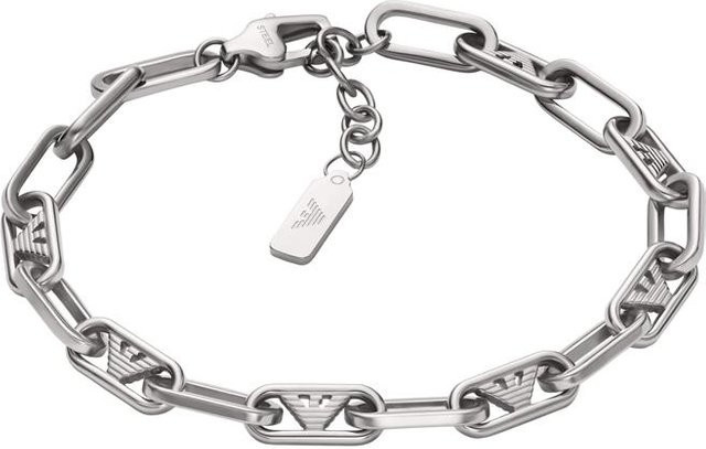 Emporio Armani Armband, Edelstahl, Silber, Herren - Bild 1