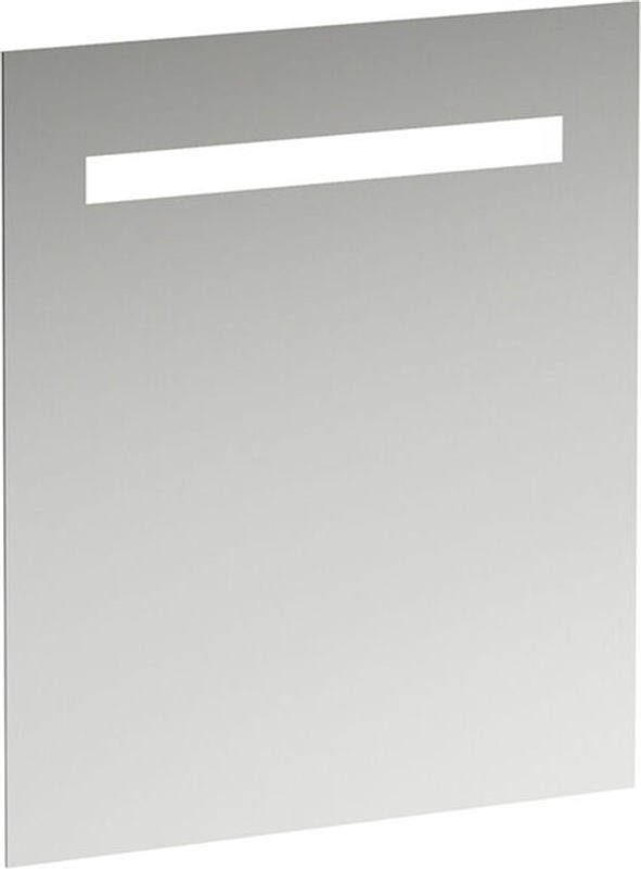 Laufen Leelo Wandspiegel mit LED-Beleuchtung in Weiß, Rechteckig, B: 70 cm, H: 70 cm - Bild 1