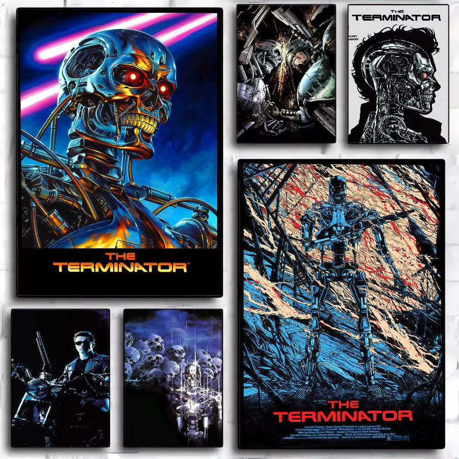 Terminator Klassisches Vintage Poster aus Papier in Mehrfarben für dein Zuhause, Bar oder Café - Bild 2
