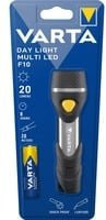 Varta Day Light Multi LED F10 Taschenlampe batteriebetrieben in Schwarz und Silber - Bild 2