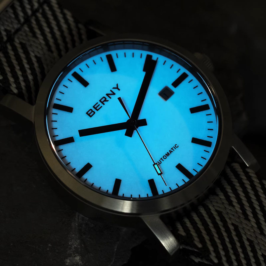 BERNY Armbanduhr Automatik, 40 mm, Herren - Bild 4